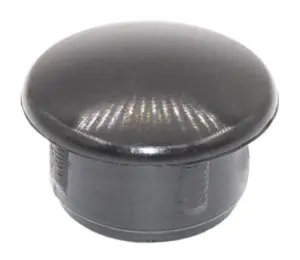 Заглушка пластиковая круглая под отверстие Ø11, черная (ZDO14х11/CZ)