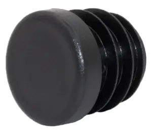 Заглушка пластиковая круглая Ø18, внутренняя, черная