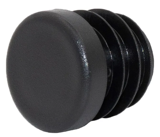 Заглушка пластиковая круглая Ø18, внутренняя, черная