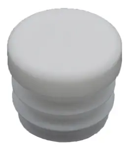 Заглушка пластиковая круглая Ø18, внутренняя, черная