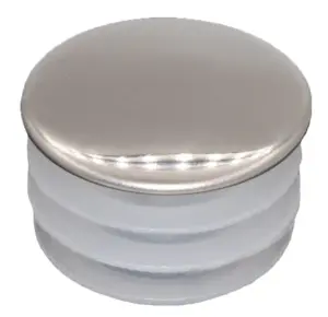 Заглушка для труб Ø25 мм, стенка трубы 0.8-1.2, хромированная