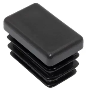 Заглушка прямоугольная 15х25/CZ, черная