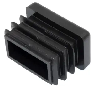 Заглушка прямоугольная 15х25/CZ, черная