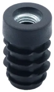 Заглушка круглая с резьбой d 18мм,ЗР 18М8, серая