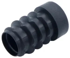 Заглушка круглая с резьбой d 18мм,ЗР 18М8, серая