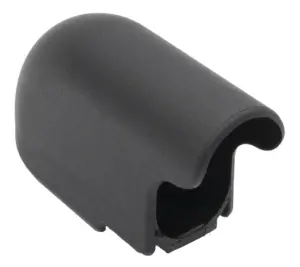 Наконечник пластиковый для труб овального сечения 20х40 мм, черный