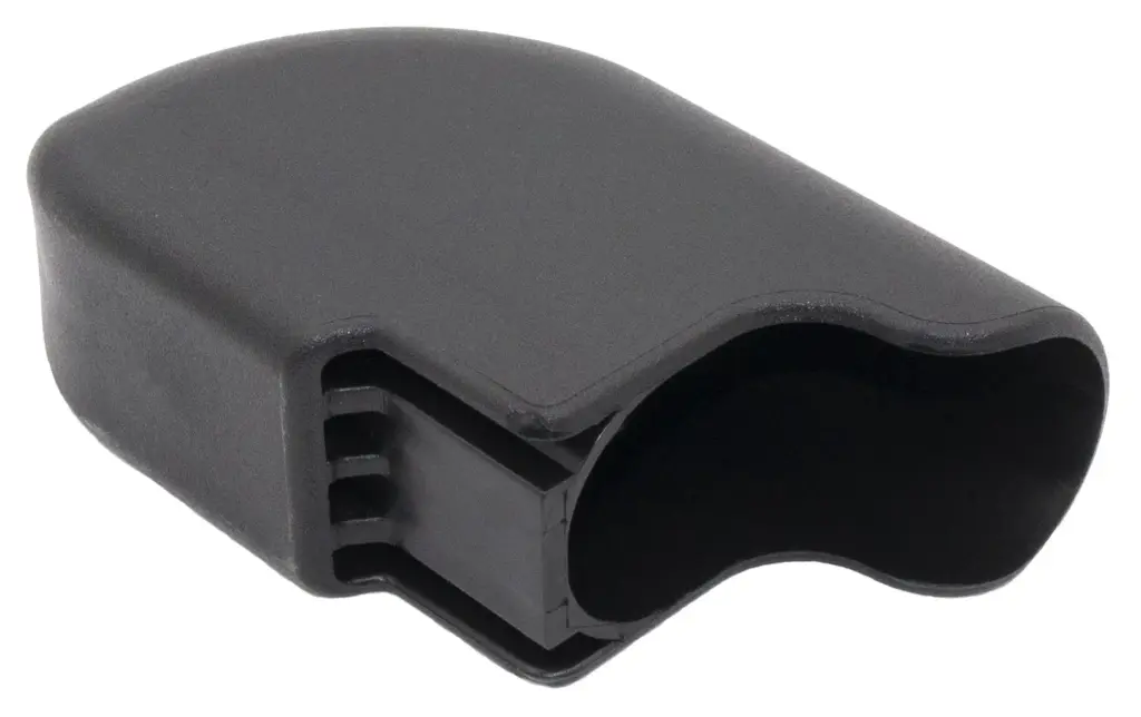 Опора наконечник эстетичный для труб овального сечения, вертикальный, 20х40мм,красный