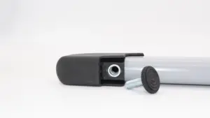 Наконечник пластиковый для труб овального сечения 20х40 мм, черный