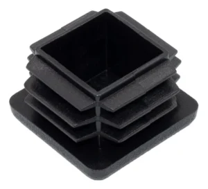 Заглушка квадратная для труб 30х30 мм, темно-серая RAL7016