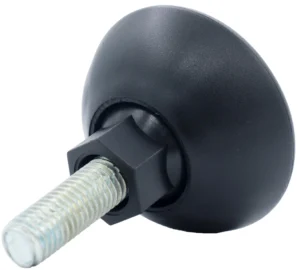 Опора резьбовая ОРШ49-10х40 шарнирная, черная