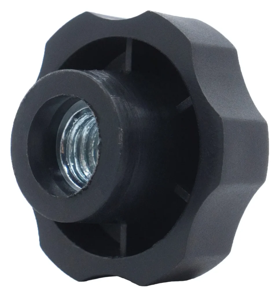 Барашек проходной 30мм,М6,черный