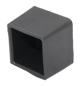 Заглушка квадратная для труб 20х20 мм, наружная, черная