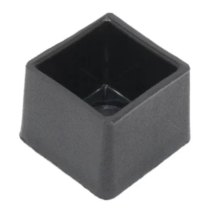 Заглушка квадратная для труб 20х20 мм, наружная, черная