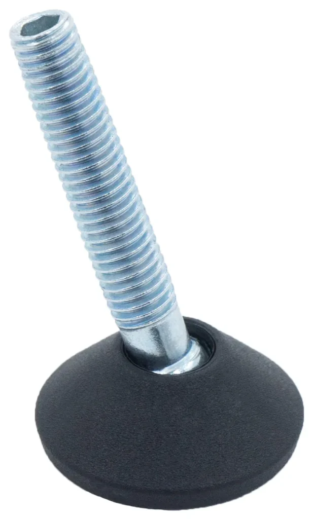 Опора шарнирная с шестигранником черная 30ШМ8-47ШГЧН