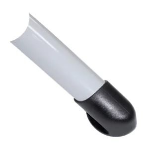 Опора наконечник круглая D25, наруж. угловая, черная