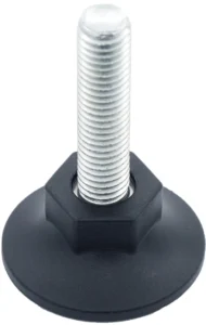 Опора резьбовая ОР48-12х35 коническая под ключ, черная