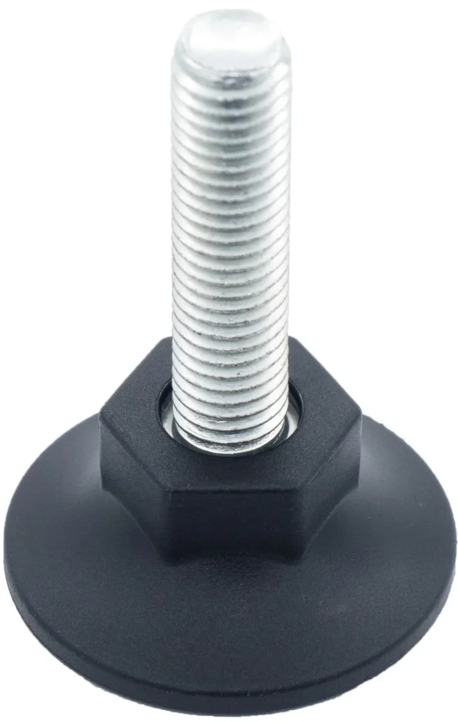 Опора резьбовая ОР48-12х35 коническая под ключ, черная