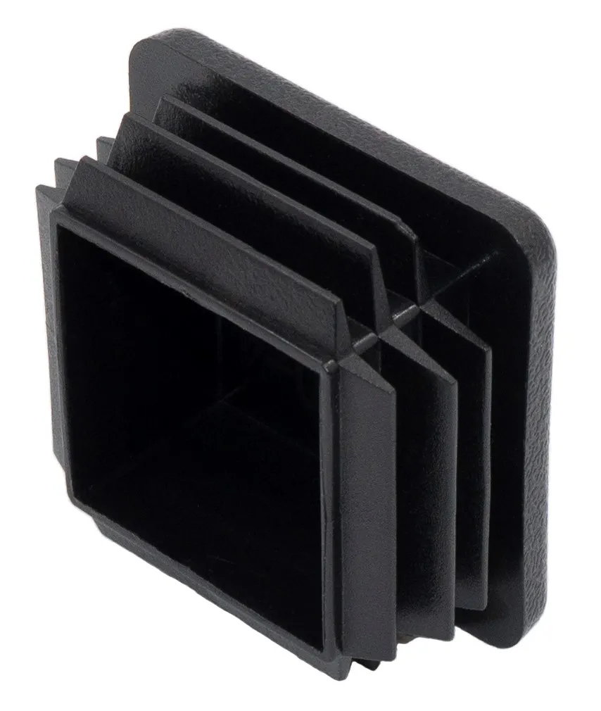 Заглушка квадратная для труб 40х40 мм, графитовый серый