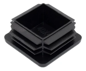 Заглушка квадратная для труб 40х40 мм, графитовый серый