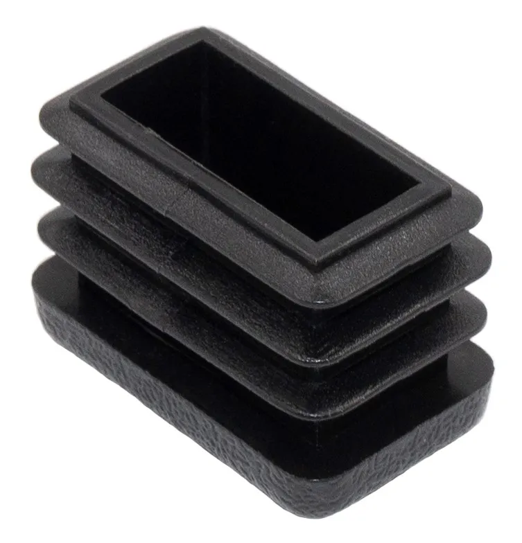 Заглушка пласт. прямоугольная для труб 15х25, стенкой 0,8-2.0 мм, пр, белая RAL 9010