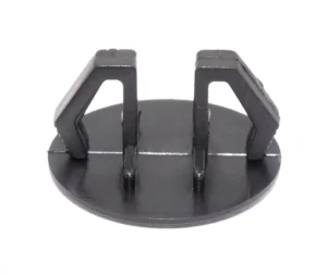 Заглушка пластиковая под отверстие Ø14-17, ультратонкая шляпка Ø21,5мм, серый, TFLH15