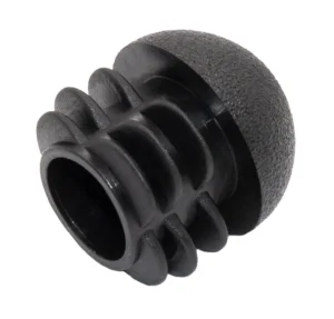 Заглушка для труб Ø22 мм, сферическая, черная