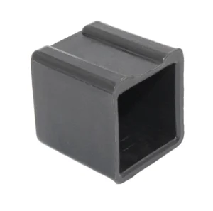 Опора наконечник пластиковая квадратная 20х20 наружная черный