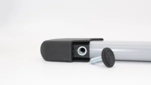 Опора наконечник эстетичный для труб овального сечения, вертикальный,25х45мм, травяно(вн25-45-6018Н)