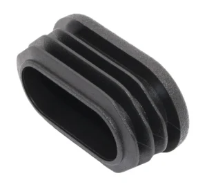 Заглушка пластиковая овальная 25х45, практичная, стенка трубы 0,8-2,5 мм,люм. зеленый