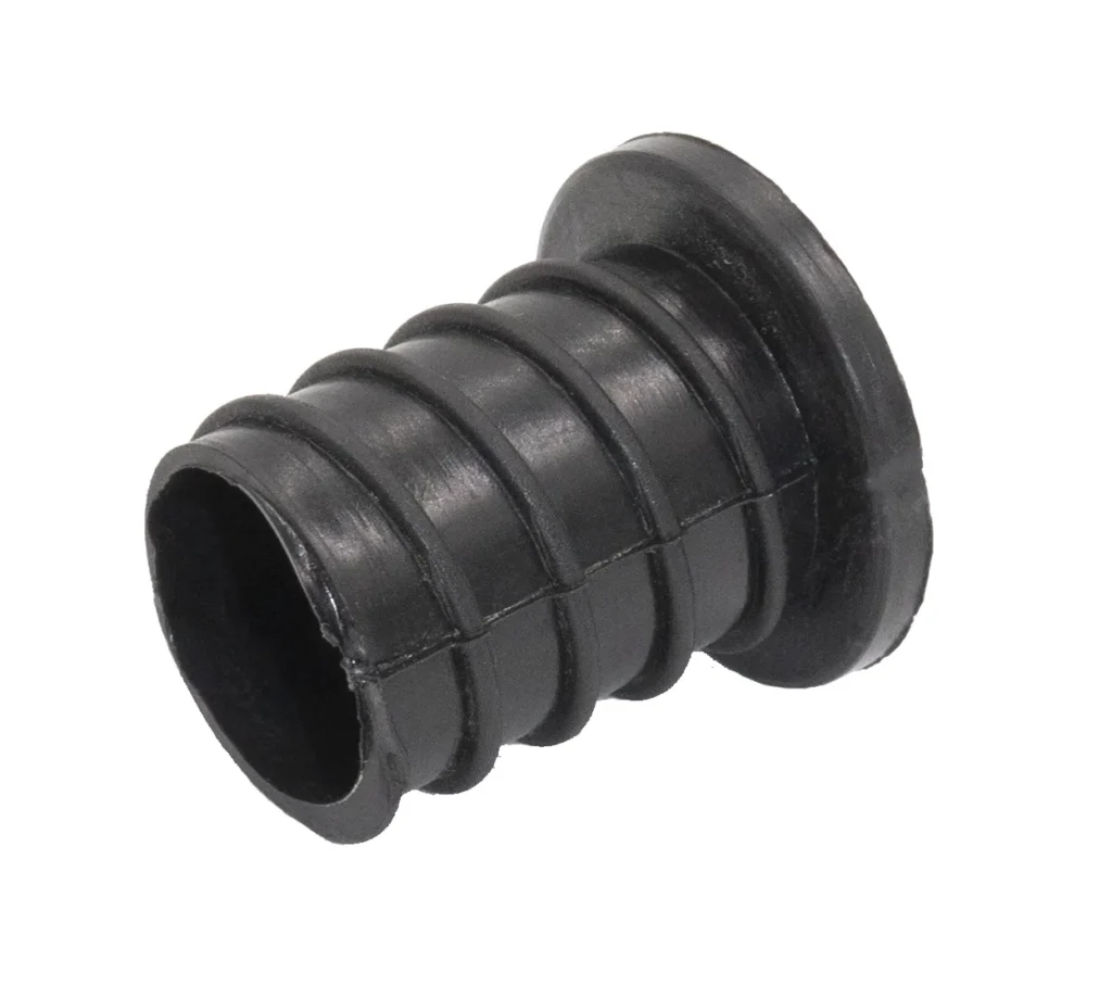 Переходник-втулка пластиковая для труб с Ø25 в Ø16мм,с винтовой насечкой, H 29мм, черный
