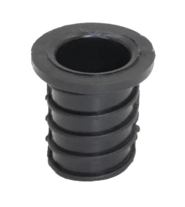 Переходник-втулка пластиковая для труб с Ø25 в Ø16мм,с винтовой насечкой, H 29мм, черный