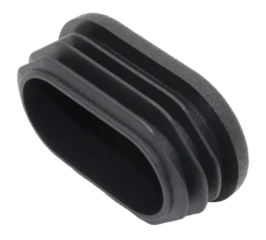 Заглушка пластиковая овальная 30х50, практичная, стенка трубы 0,8-2,5 мм,люм. зеленый