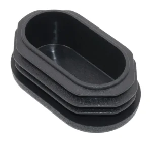 Заглушка пластиковая овальная 30х50, практичная, стенка трубы 0,8-2,5 мм,люм. зеленый