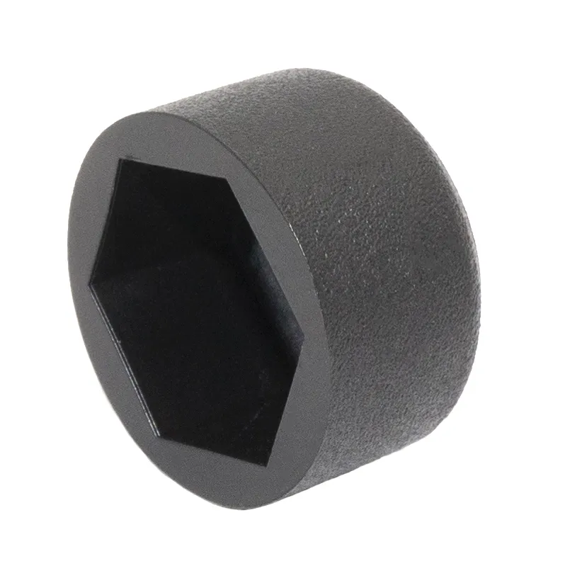 Колпачок на болт/гайку М8, черный, плоский, RAL 9017