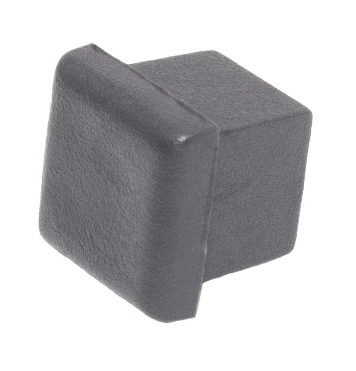 Заглушка для труб квадратного сечения 10х10 мм, серая