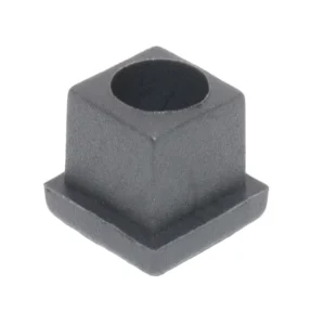 Заглушка для труб квадратного сечения 10х10 мм, черная