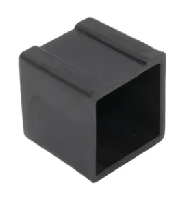Опора наконечник пластиковый для труб квадратного сечения 30*30мм, наружная, черная