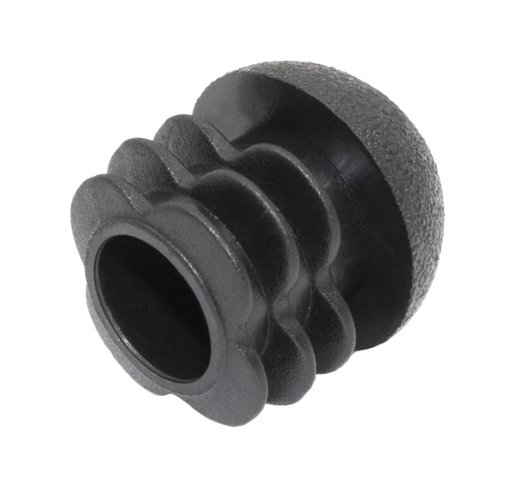 Заглушка НОВАЯ круглая Ø16 мм, сферическая для труб стенкой 0,8-2 мм, белая