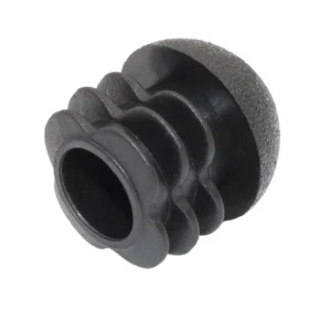 Заглушка НОВАЯ круглая Ø16 мм, сферическая для труб стенкой 0,8-2 мм, серая