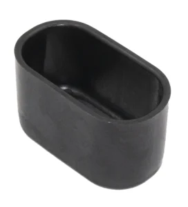 Декоративный переходник для овальных труб 15х30 в 20х40, черный