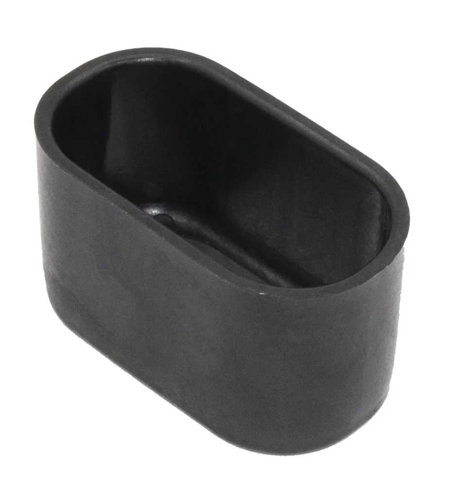 Декоративный переходник для овальных труб 15х30 в 20х40, черный