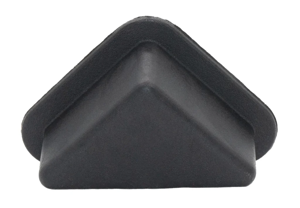 Опора мебельная треугольная Н 25мм, черная