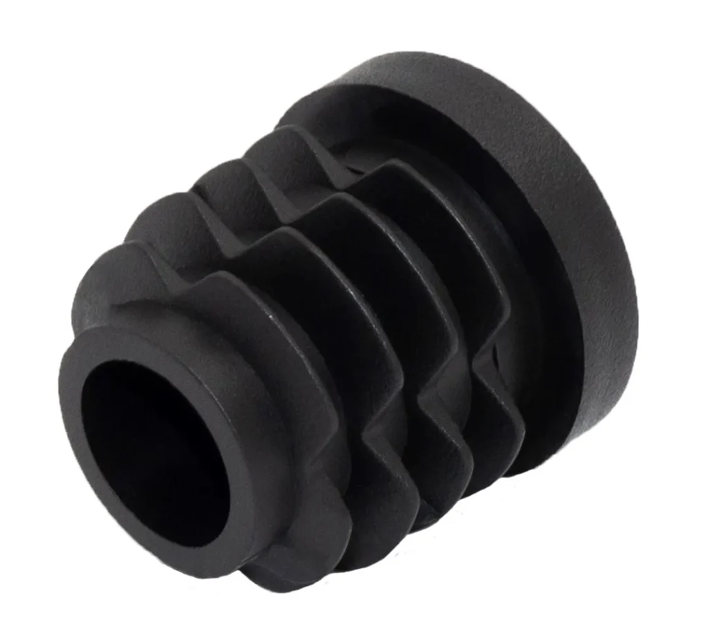 Заглушка круглая с резьбой d28мм,ЗР 28М8 черная