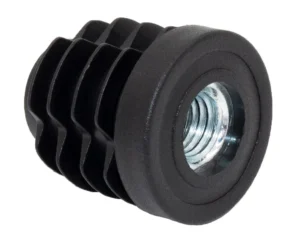 Заглушка круглая с резьбой d28мм,ЗР 28М8 черная