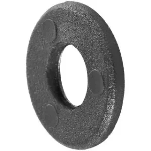 Шайба пластиковая круглая Ø6, наружный Ø14, высота 1.5 мм,RSI, белая