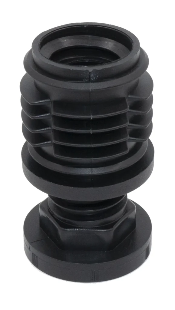 Опора регулируемая пластиковая d 40мм, черная