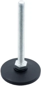 Опора резьбовая ОР60-10х120 поворотно-шарнирная, черная