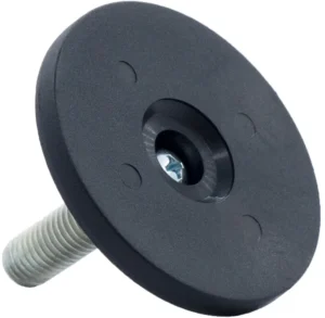 Опора резьбовая ОР60-10х35 поворотно-шарнирная, черная