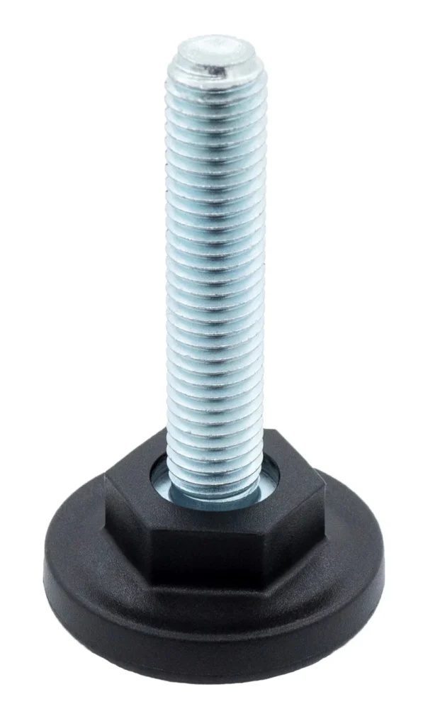 Опора резьбовая ОРУ43-12х40 усиленная под ключ, черная