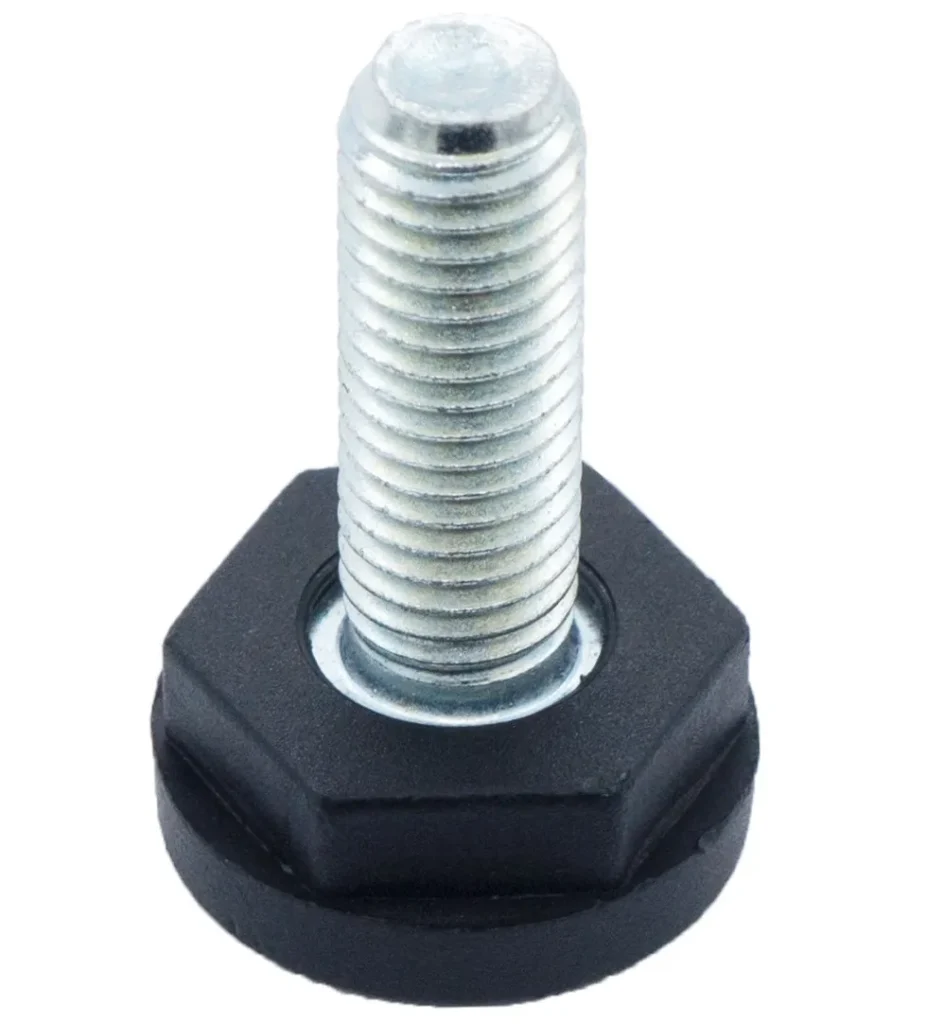 Опора резьбовая ОР25-10х30 под ключ, черная